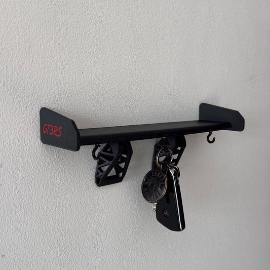 GT3 RS Spoiler Key Holder – Motorsport-Inspired Wall Mount for Car Enthusiasts