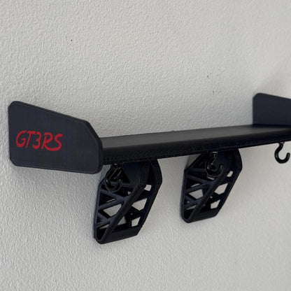GT3 RS Spoiler Key Holder – Motorsport-Inspired Wall Mount for Car Enthusiasts