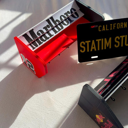 Retro racing key holder decrotive, MP4/4 inspired design VINTAGE